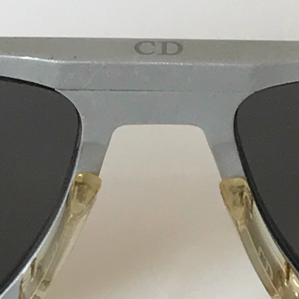 Vintage Dior Homme AL 13 Matte Silver Sunglasses! - Picture 5 of 8